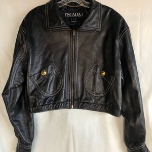 ESCADA SEXY LEATHER JACKET *VINTAGE*